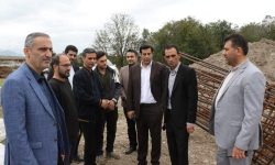 بازدید شهردار لاهیجان از پروژه احداث پل