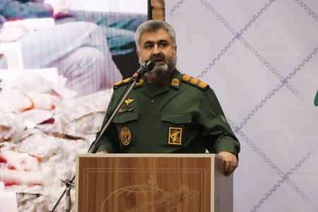 سخنرانی فرمانده سپاه ناحیه مرکزی رشت در هفته بسیج :